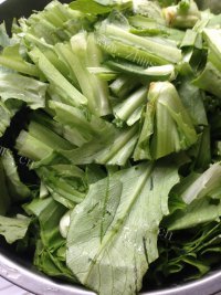 家常菜蒜香油麦菜做法图解2)