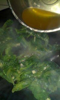 诱人的清炒生菜