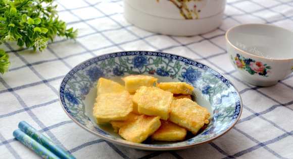清脆爽口的锅塌豆腐盒