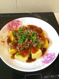 美味营养的肉末豆腐做法图解17)