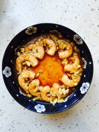 家常菜虾仁蒸蛋