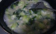 自己做的青菜面疙瘩