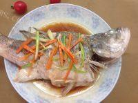 健康美食之清蒸鲈鱼