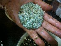 美味的茼蒿粑粑做法图解9)