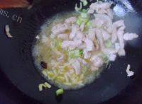 小白菜炒肉做法图解6)