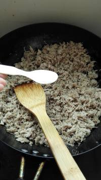 自制手工肉松做法图解8)