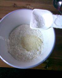 青菜鸡蛋饼自制做法图解3)