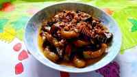 家常菜肉末烧茄子