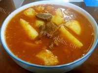 家常菜番茄土豆炖牛腩