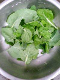味道不错的青菜鸡蛋面做法图解1)