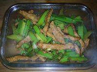 家常菜芹菜肉丝