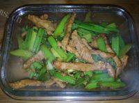 家常菜芹菜肉丝