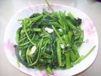 在家做的蒜泥空心菜