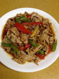 家常菜彩椒肉片