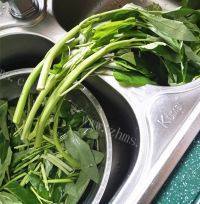 美味的蒜泥空心菜做法图解1)