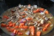 美味的羊肉手抓饭做法图解5)