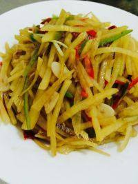 家常菜酸辣土豆丝