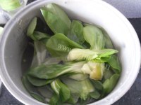 家常菜木耳炒油菜做法图解2)