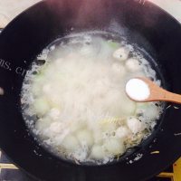 好喝的鸡肉丸冬瓜汤做法图解13)