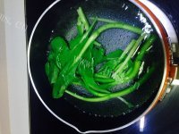 美味的菜心山药鱼泥做法图解8)