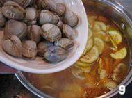 韩式泡菜蛤蜊汤的做法图解九