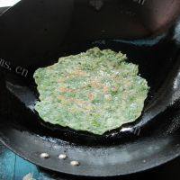 自己做的芹菜煎饼