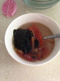 家常菜番茄紫菜汤