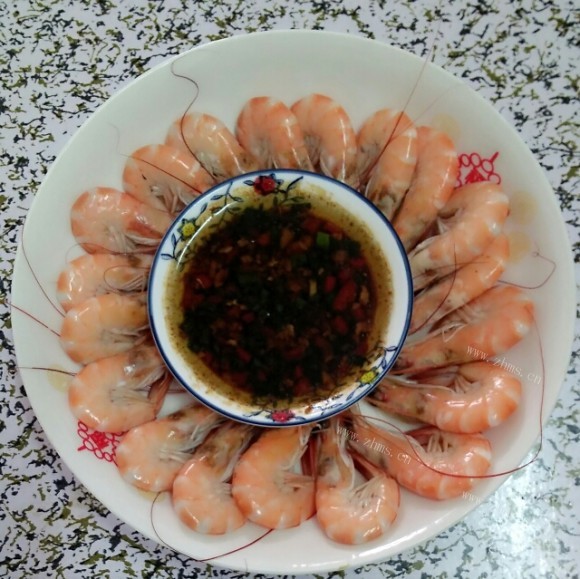 美味的白灼虾
