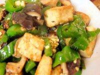 绿色食物之香煎豆腐