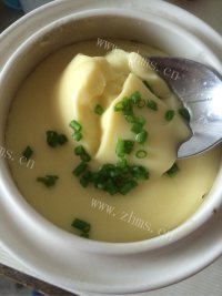 美味的菌菇蒸蛋做法图解5)
