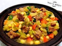 营养价值极高的三宝烩牛肉做法图解14)