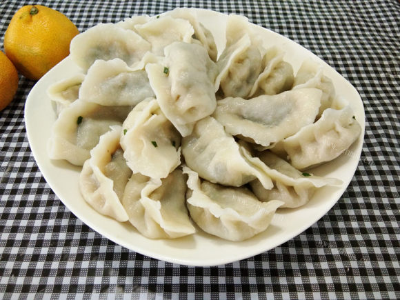 营养丰富的猪肉韭菜水饺