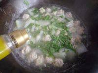 美味的冬瓜汆丸子