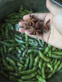 五香水煮毛豆做法图解5)