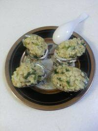 美味的蒜蓉蒸鲍鱼
