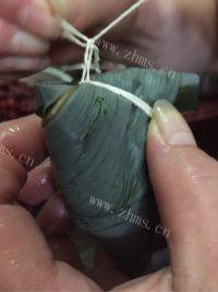 我爱吃香菇鸭肉粽做法图解7)