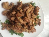 美味的孜然羊肉