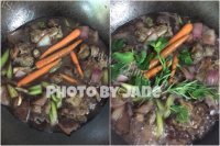 美味的红酒炖牛尾做法图解3)