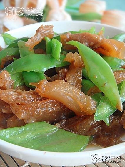 青椒炒牛筋