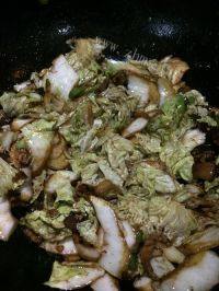 懒人菜-白菜炒肉做法图解7)