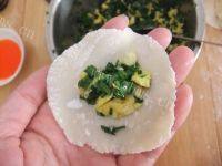自制韭菜鸡蛋饺子做法图解7)