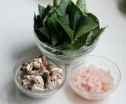滋补虾仁鸡汤煮红薯叶做法图解1)