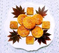甜香的白豆沙月饼做法图解24)