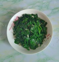 家常小菜蒜蓉豆角叶做法图解8)