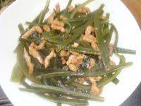 家常肉丝炒海带