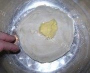 美味的沙拉火腿面包做法图解3)