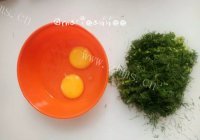 家常菜茴香炒鸡蛋做法图解2)