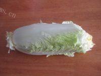 易做的白菜炒肉做法图解1)