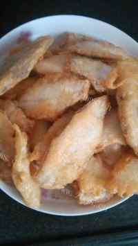 美味的香炸小鱼