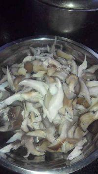 家常菜蘑菇炒肉做法图解3)